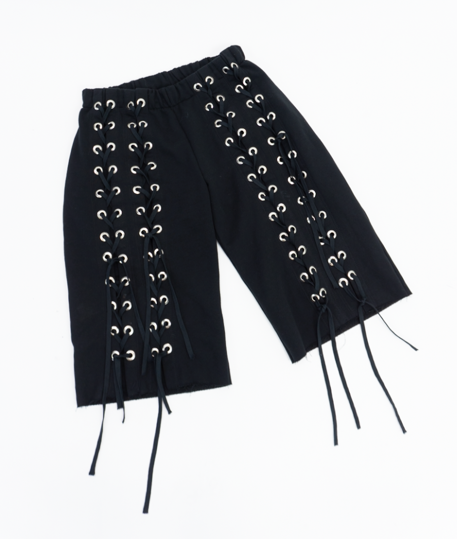 Fleece Lace Up shorts ARCHIVE runway (multiple sizes)
