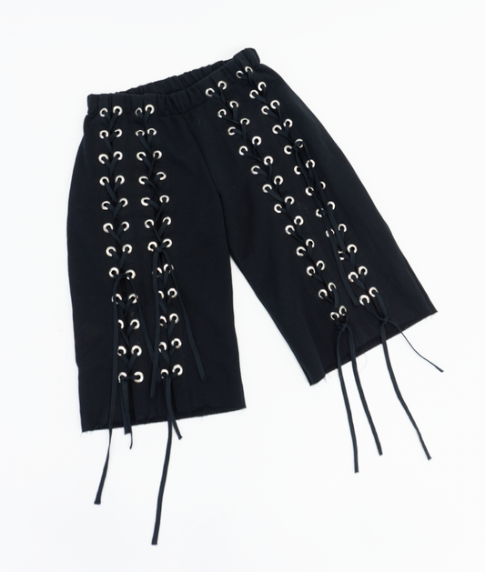 Fleece Lace Up shorts ARCHIVE runway (multiple sizes)