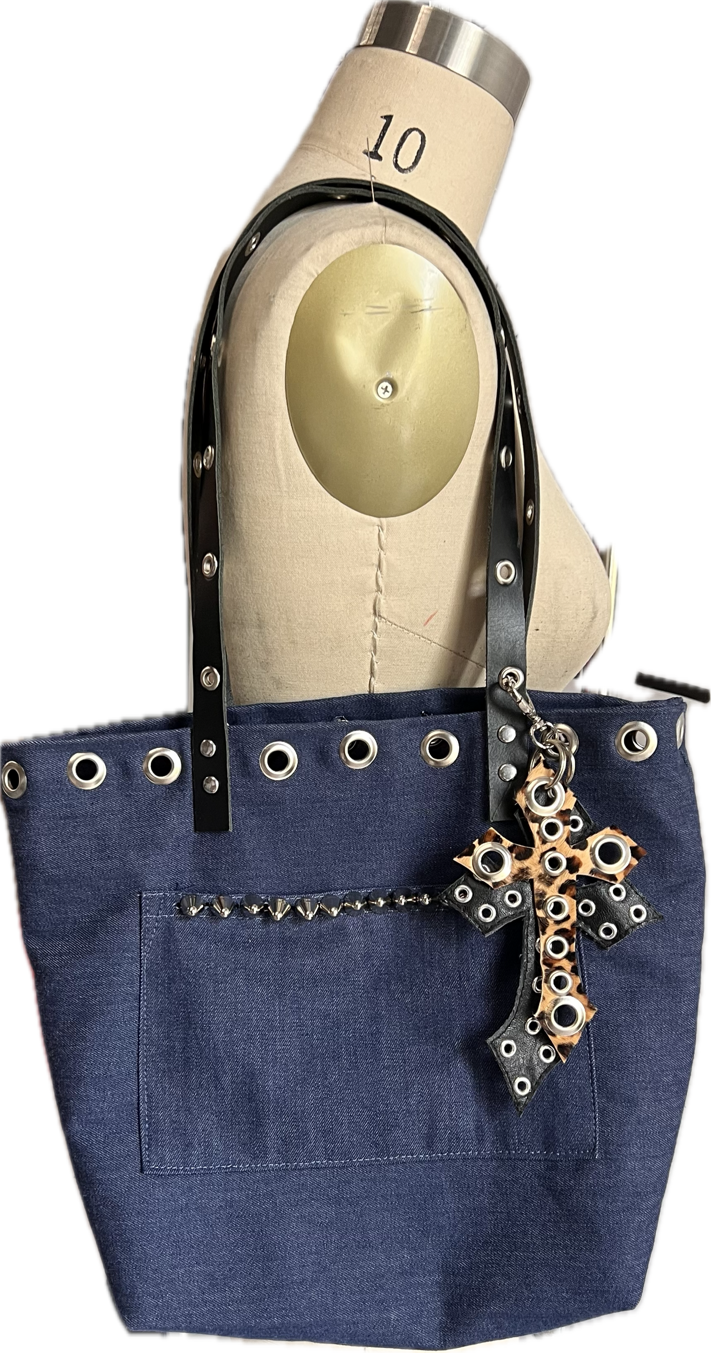 Denim Tote bag Beginner sewing CLASS (August 29th 11am)