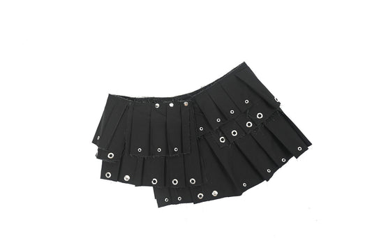 Pleated Black layering skirt S/M