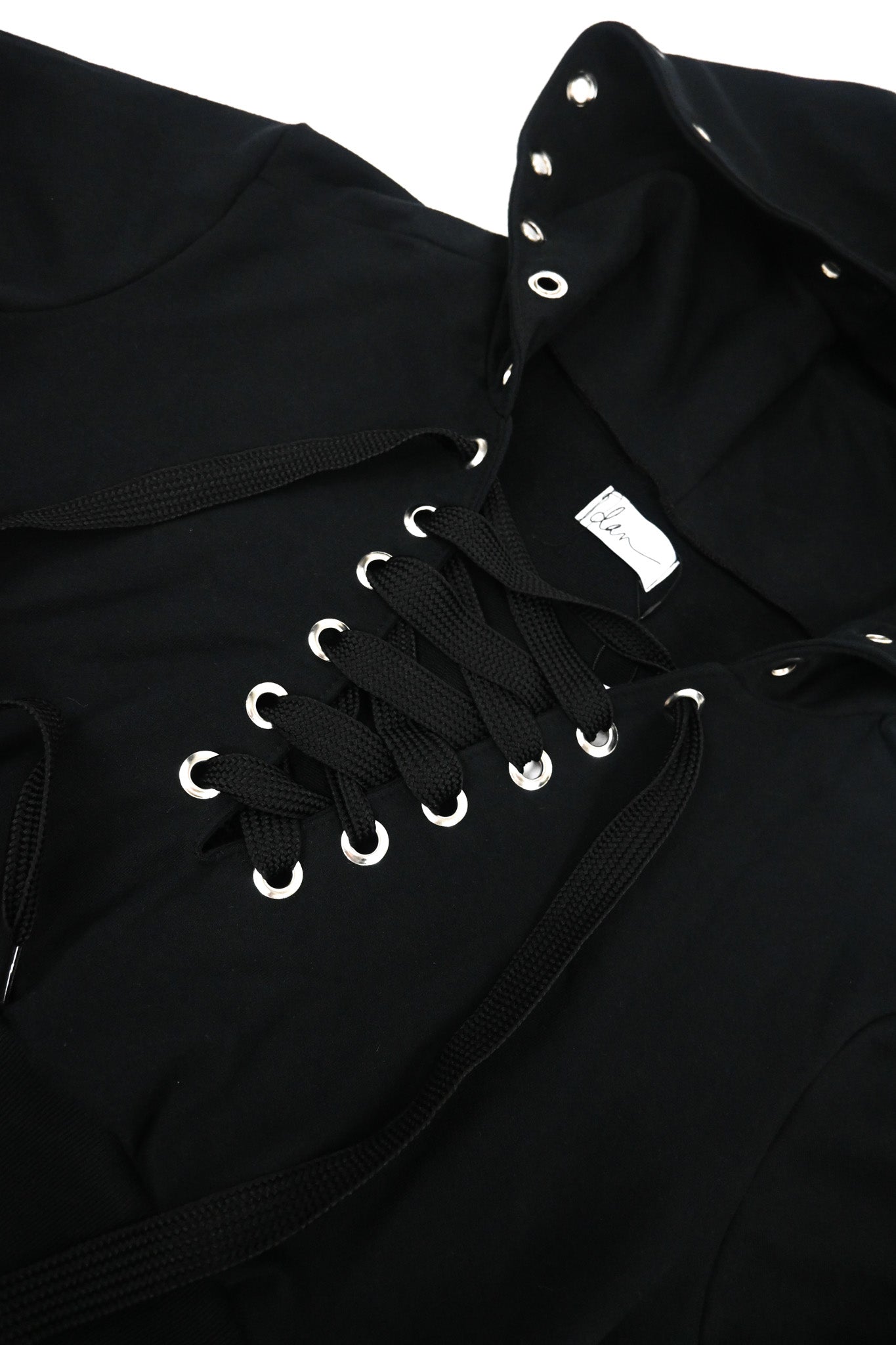 Lace up hoodie