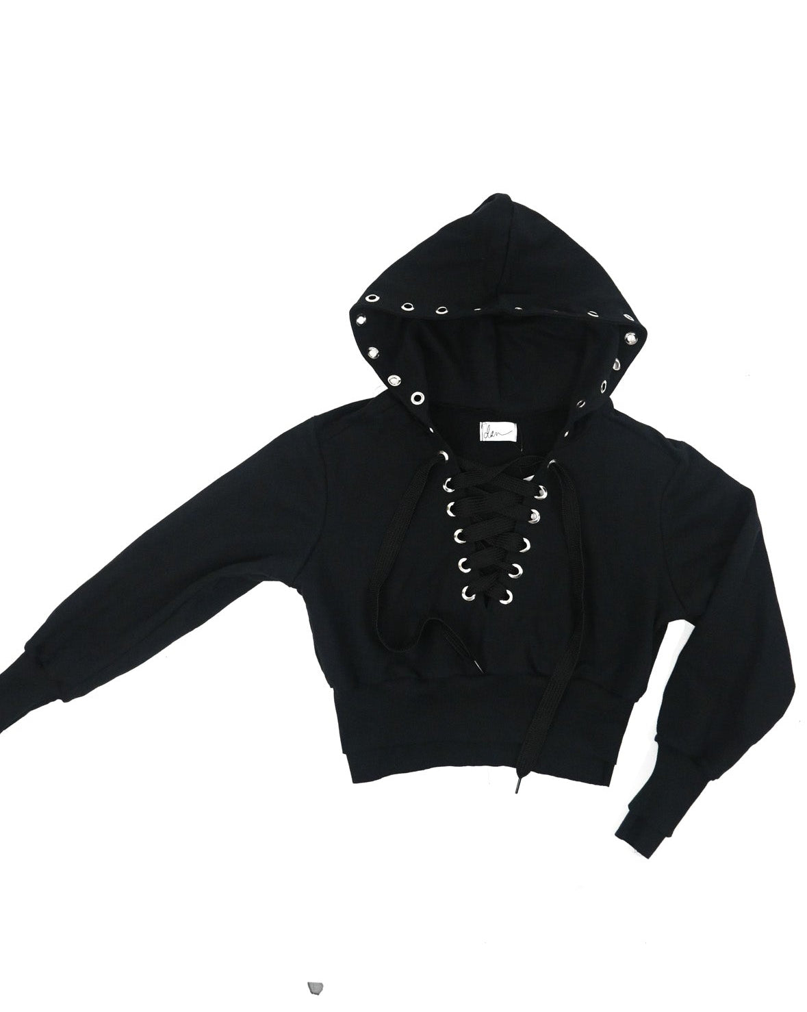 Lace up hoodie