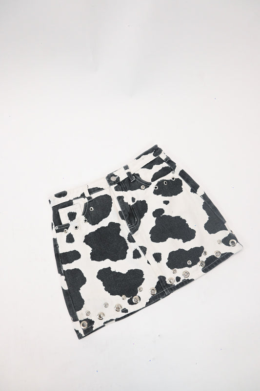 Cow Print skirt (27-28")