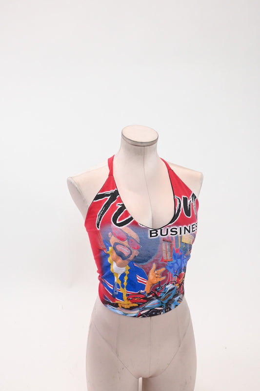 Reversible Mac Dre / Black Tie back tank (S/M and XL/2XL)