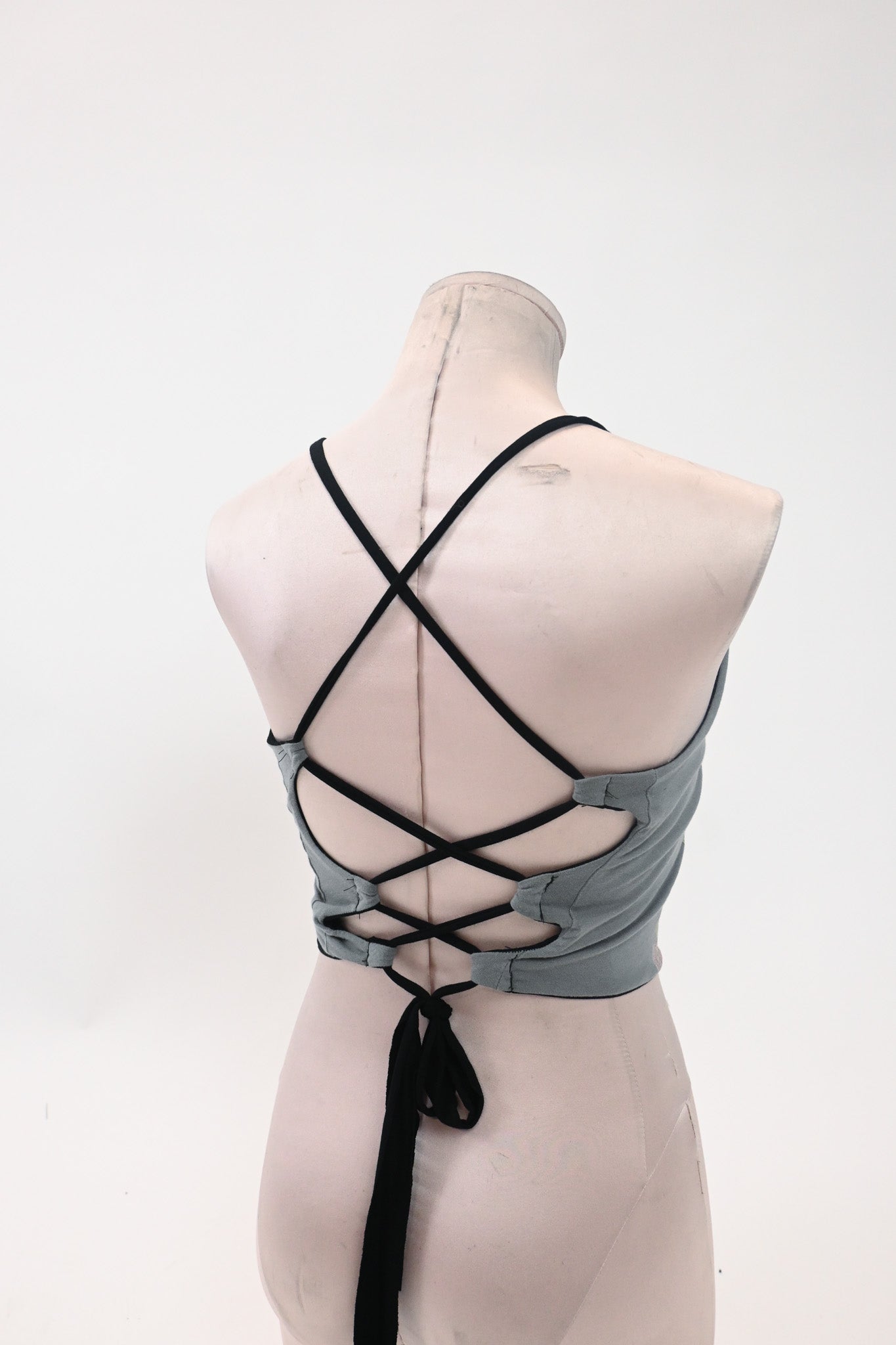 Reversible Guns & Roses / Black Tie back tank (S/M)