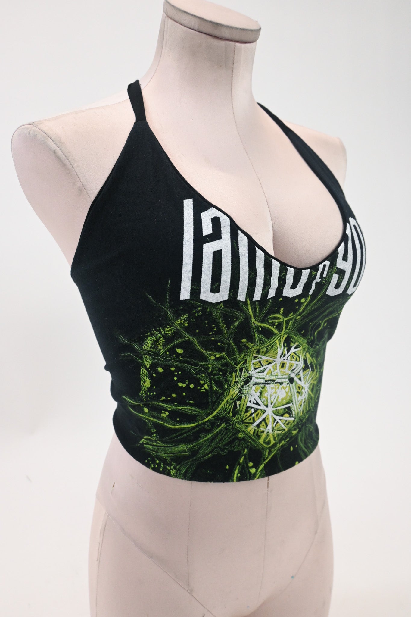 Reversible Lamb Of God / Black Tie back tank (S/M)