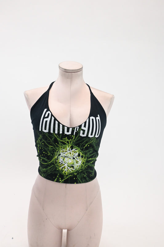 Reversible Lamb Of God / Black Tie back tank (S/M)