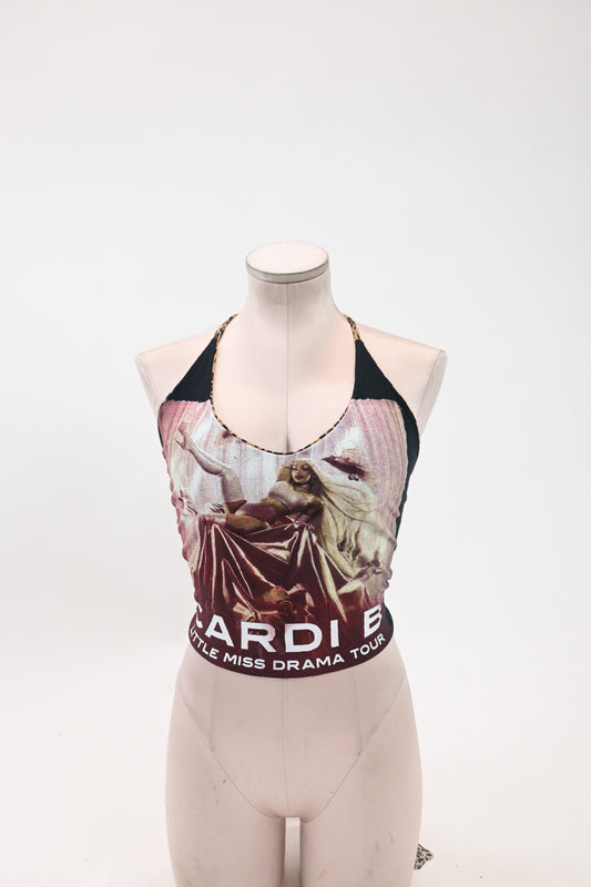 Reversible Cardi Leopard Tie back tank (S/M and L/XL)