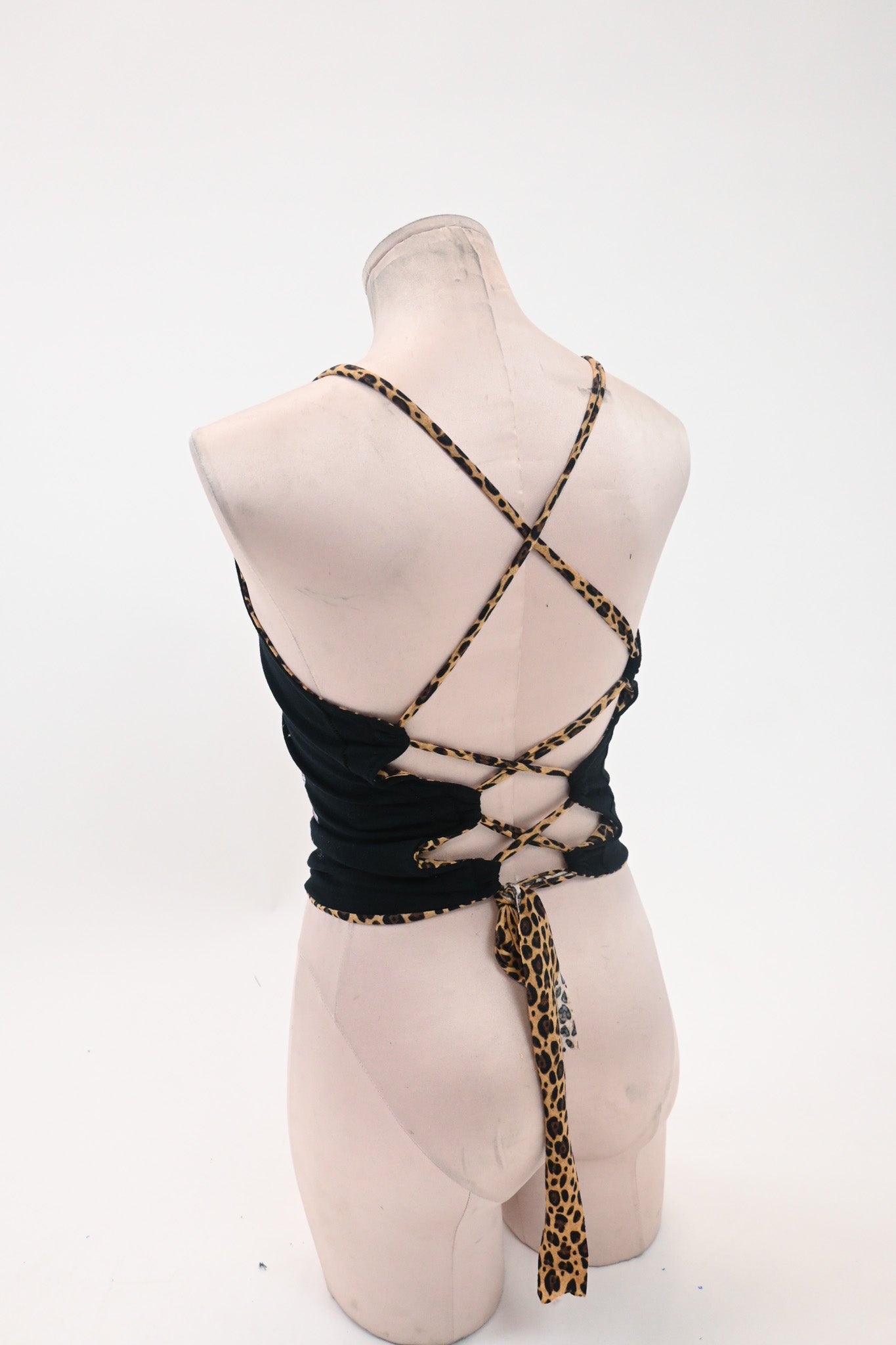 Reversible Cardi Leopard Tie back tank (S/M and L/XL)