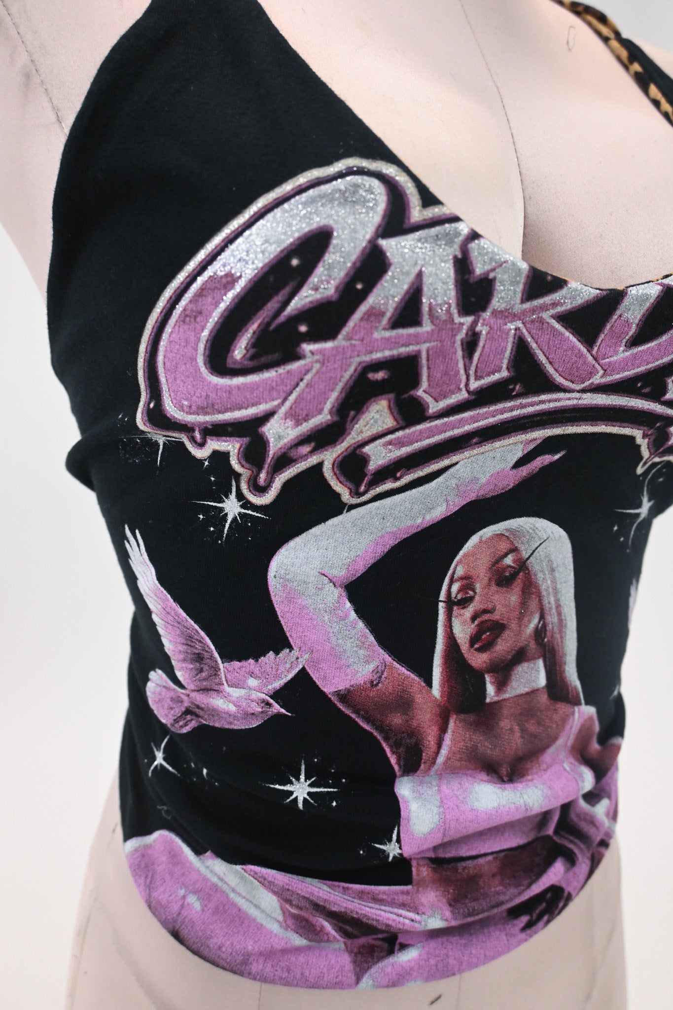 Reversible Cardi Leopard Tie back tank (S/M and L/XL)