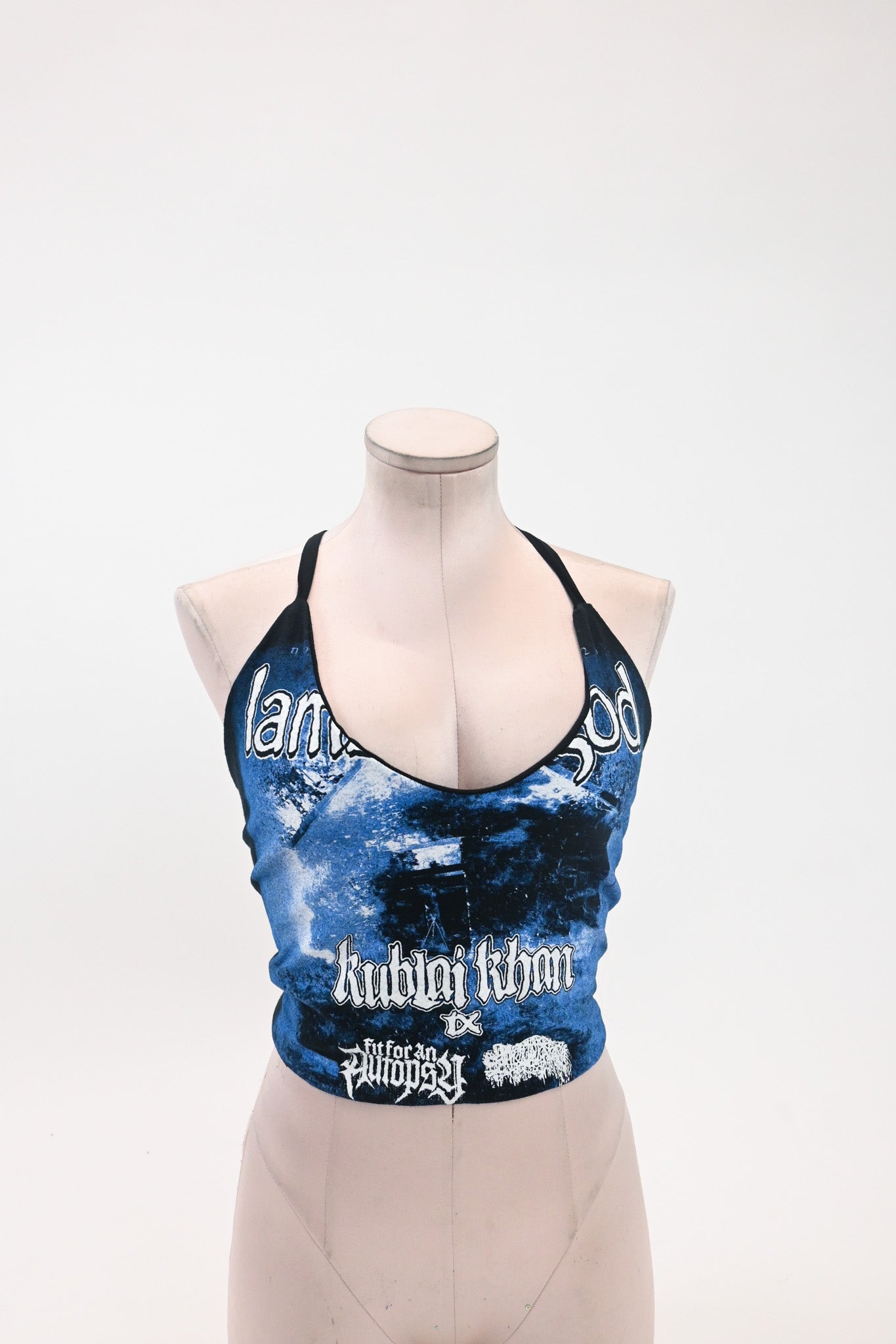 Reversible Lamb Of God / Black Tie back tank (S/M)