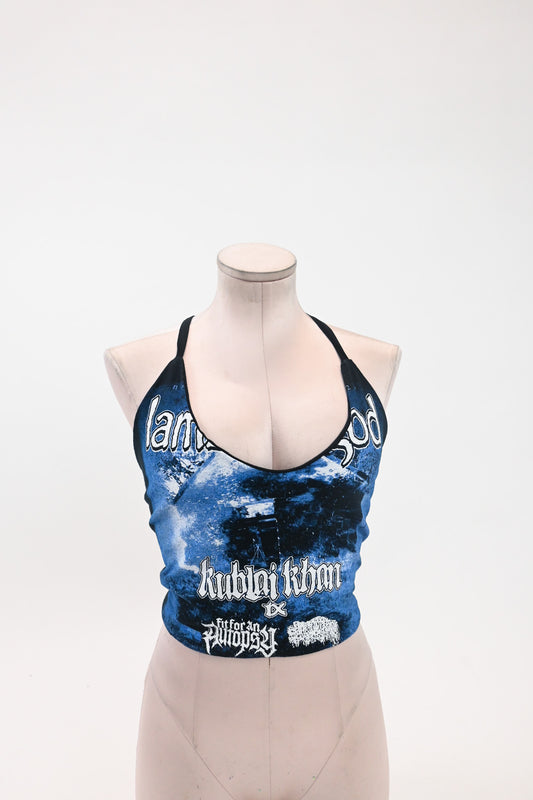 Reversible Lamb Of God / Black Tie back tank (S/M)
