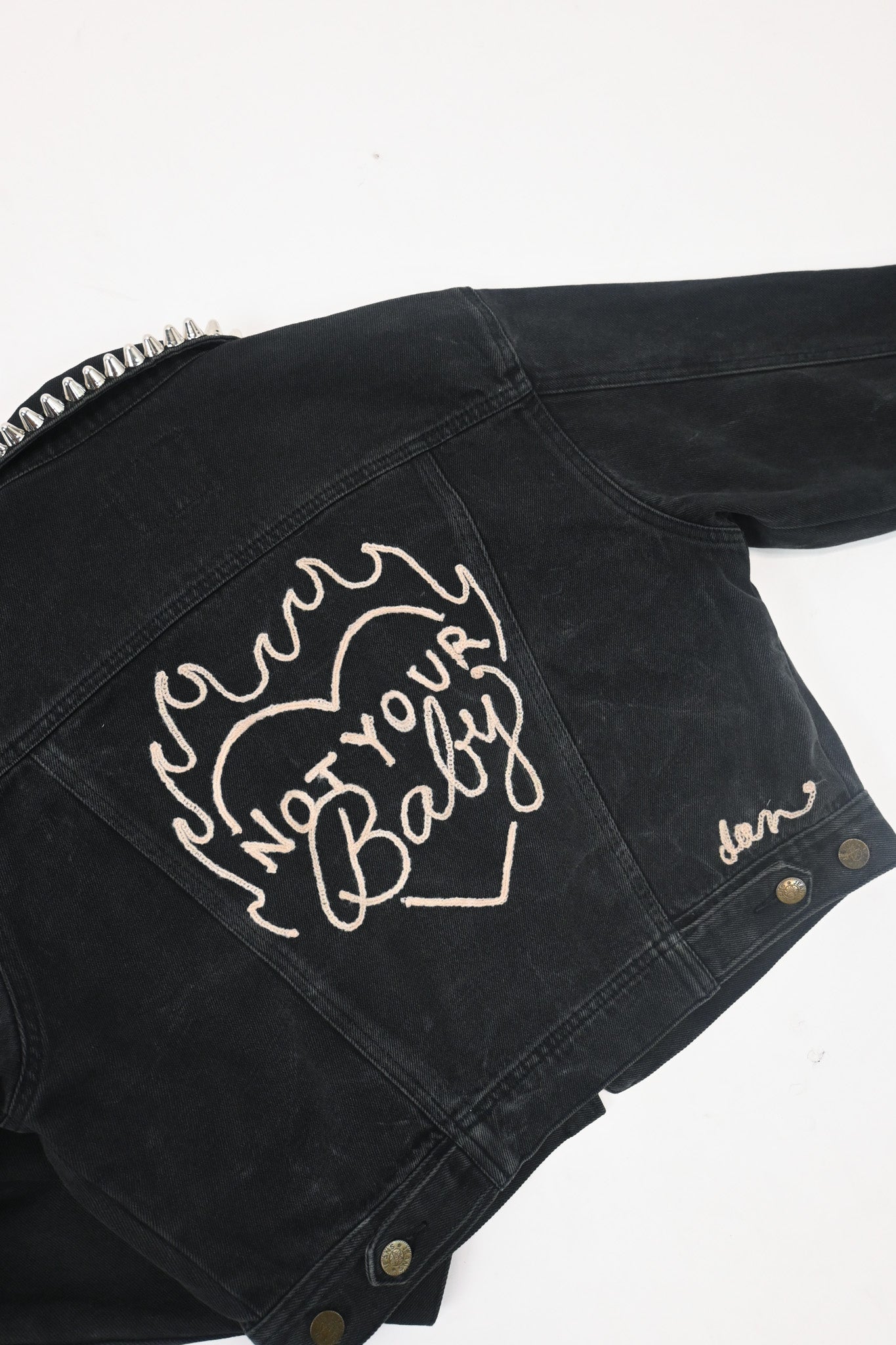 Chain-stitched Denim Jacket (M)