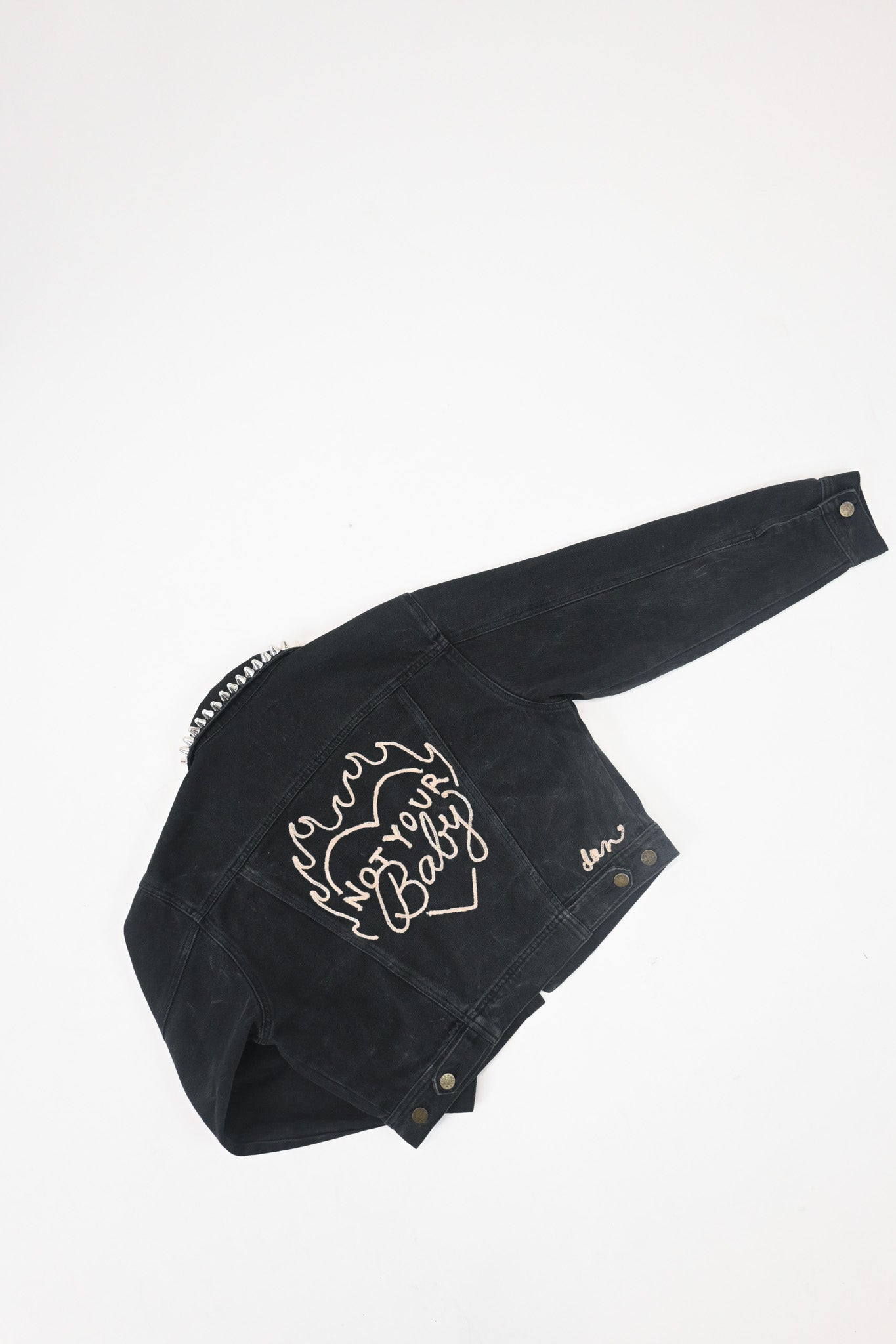 Chain-stitched Denim Jacket (M)