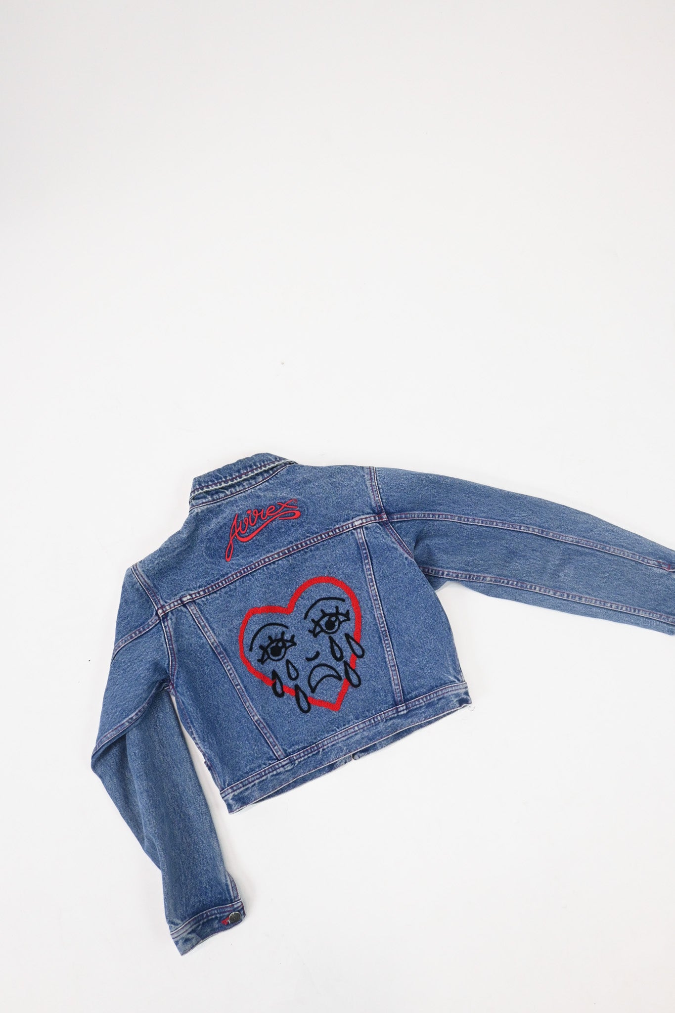 Chain-stitched Denim Jacket (XS)