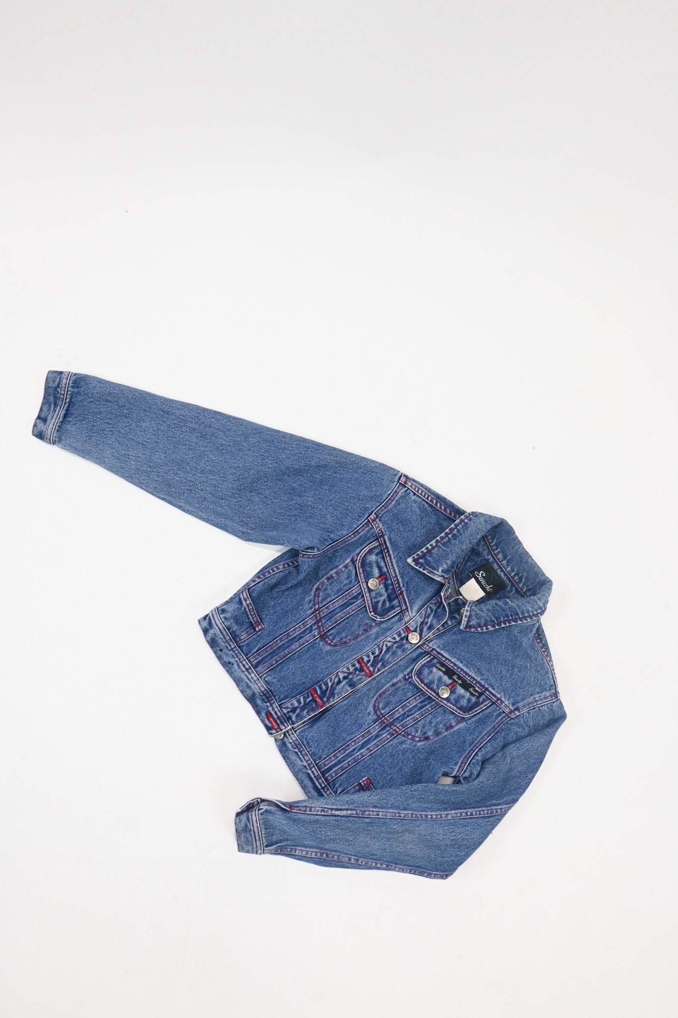 Chain-stitched Denim Jacket (XS)