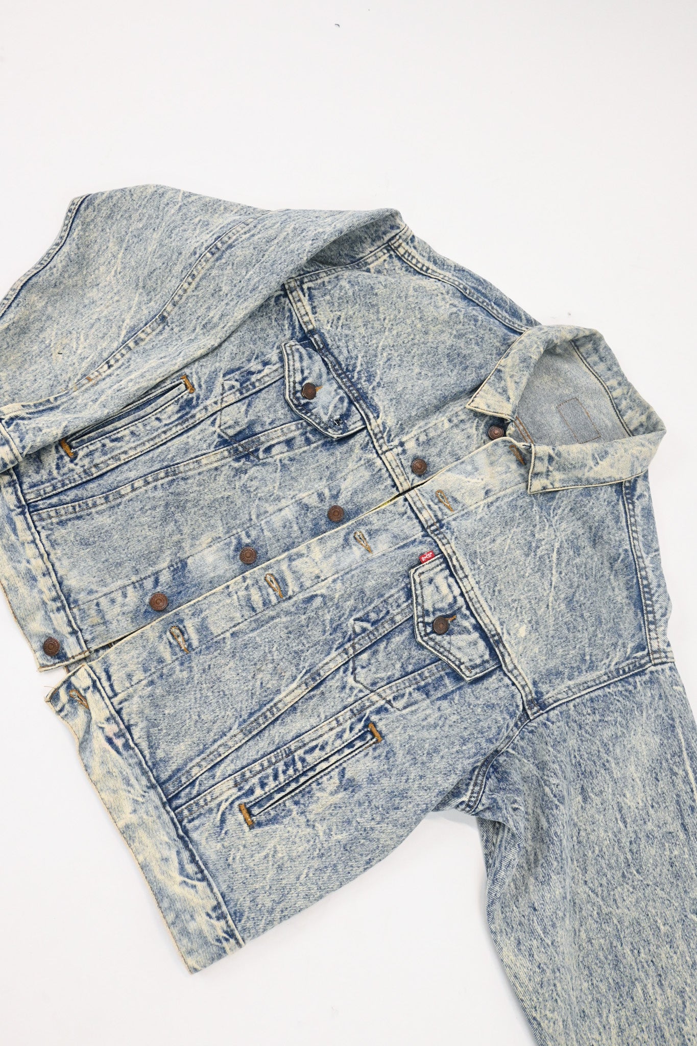 Chain-stitched Denim Jacket (XL)
