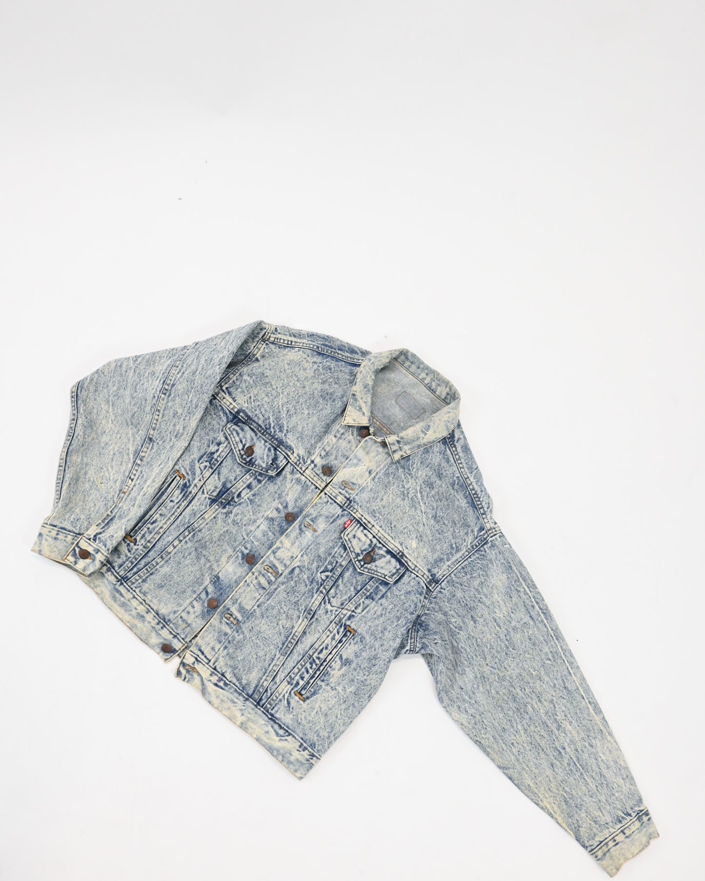 Chain-stitched Denim Jacket (XL)
