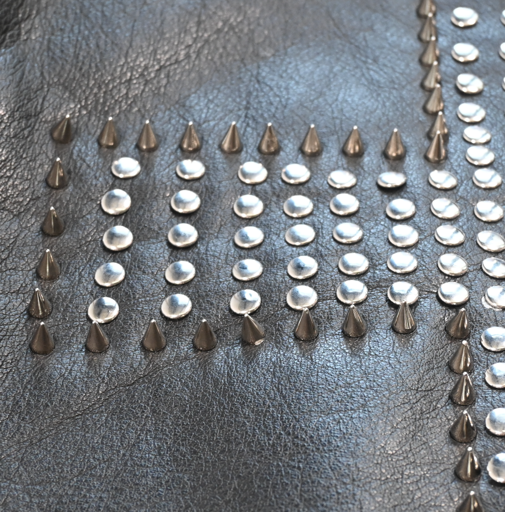 DAN 7:20 Leather Studded Jacket