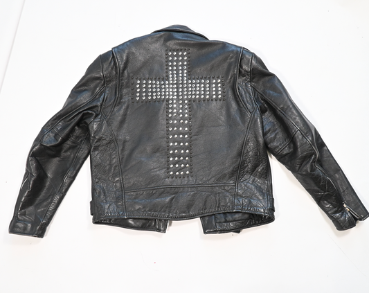 DAN 7:20 Leather Studded Jacket