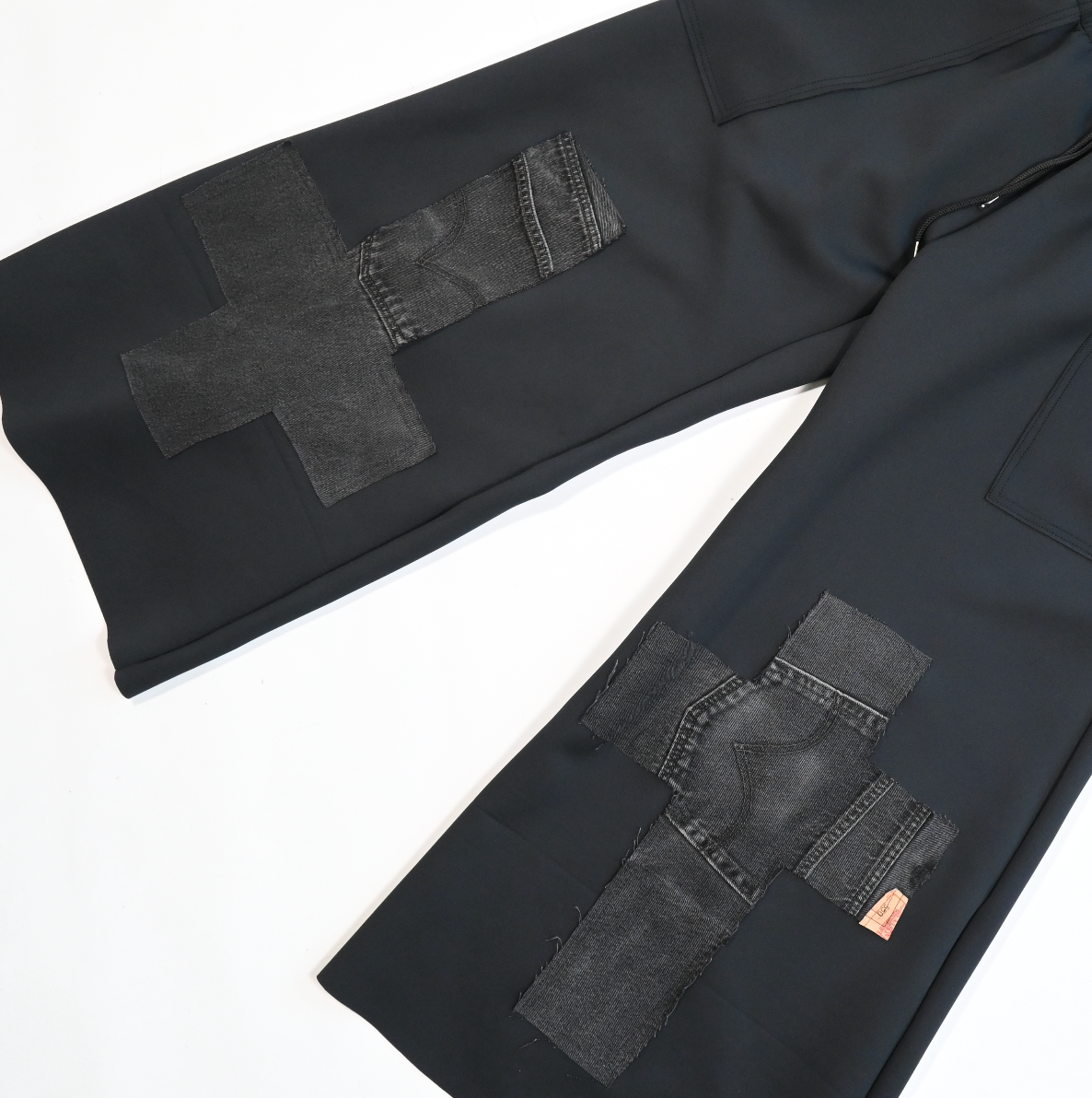 DAN 7:20 Wide Leg Denim Cross Pant