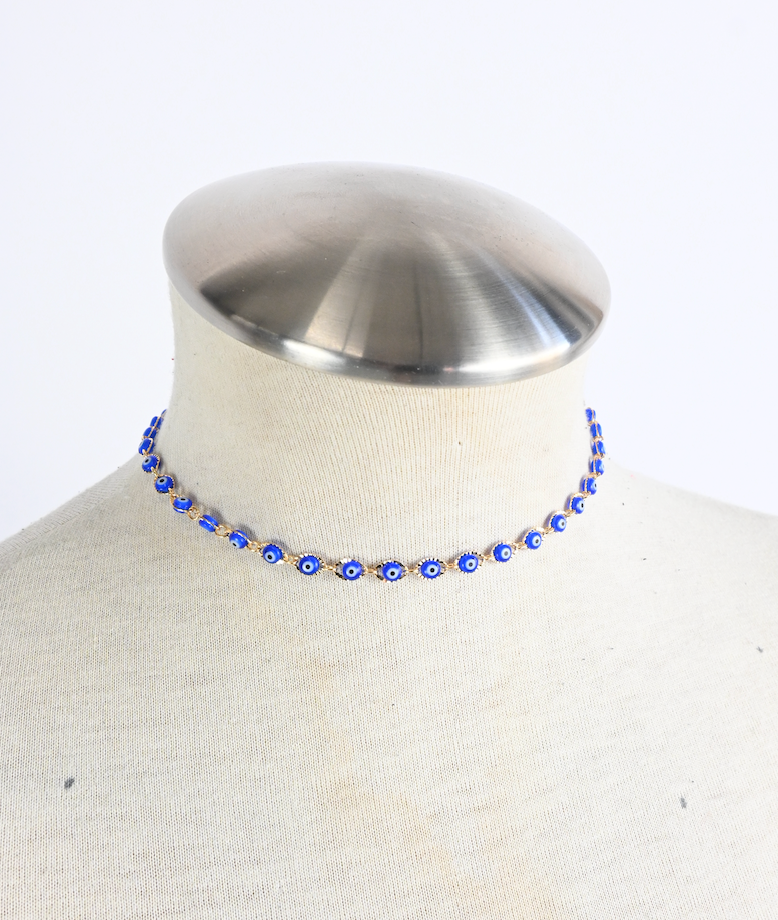 Blue 🧿 choker