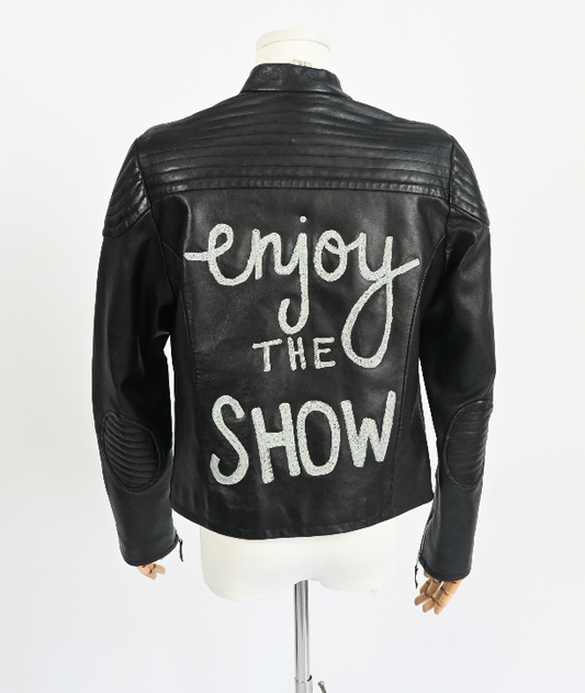 RUNWAY "Enjoy The Show" leather jacket