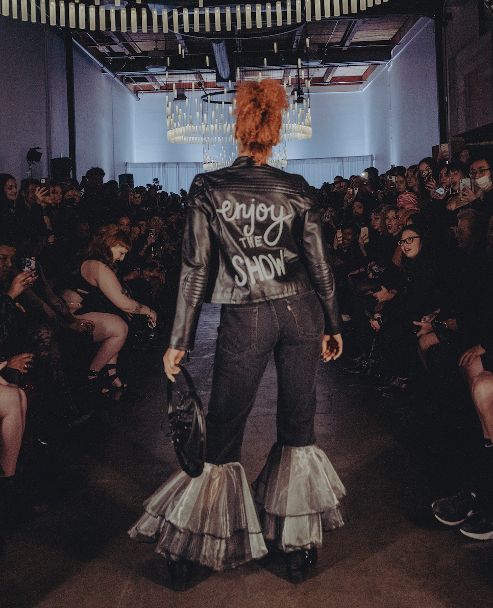 RUNWAY "Enjoy The Show" leather jacket