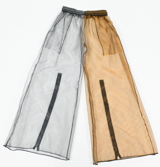 RUNWAY Sheer Gold/Silver pants (multiple sizes available)