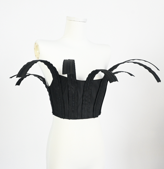 RUNWAY finale eyelash corset (multiple sizes available)