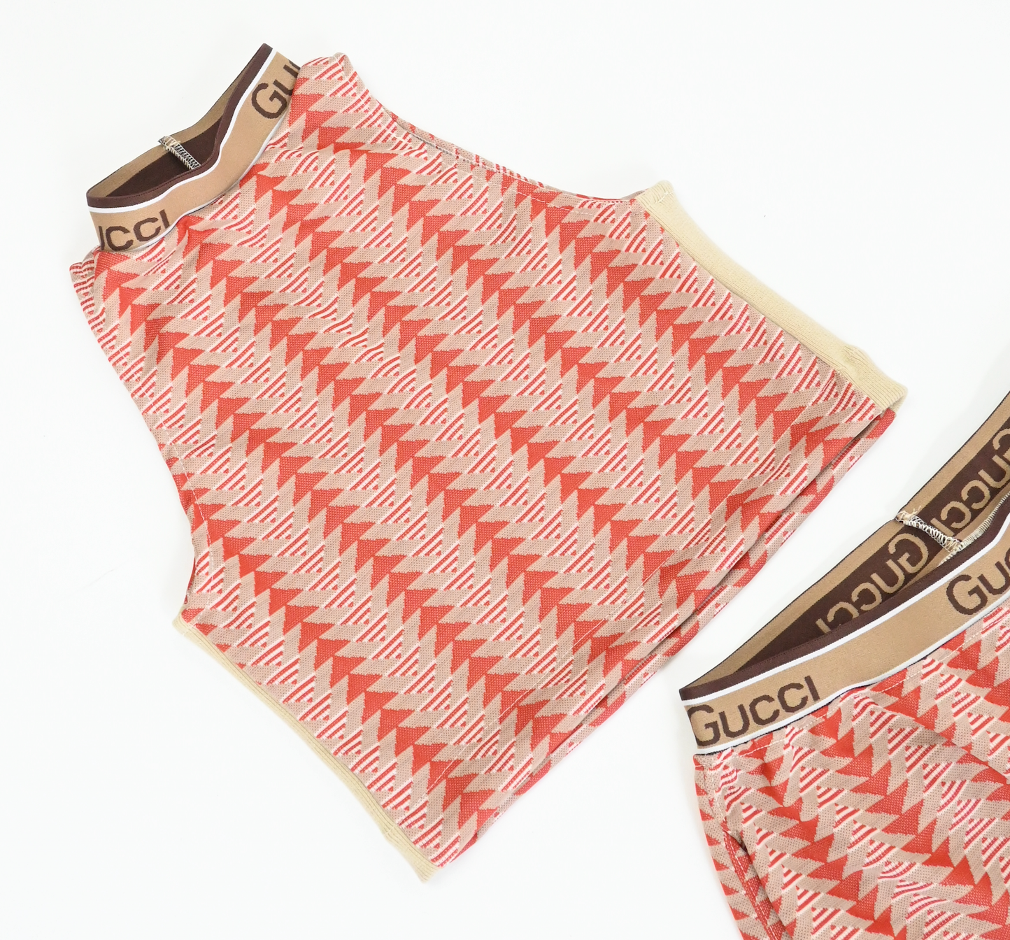 Vintage retro knit pattern set (S/M)
